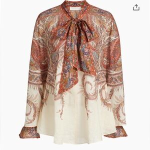 Zimmerman Rhiannon Tie Neck Blouse